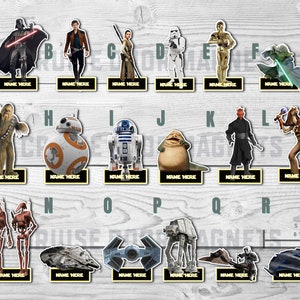 Star Wars Magnets - Custom Personalized magnet - Disney Cruise Door Magnets, Stateroom Decorations, Cruise Door Sign, DCL magnet