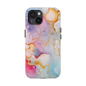 Alcohol Ink Pastel Phone Case | Tough Protective Case