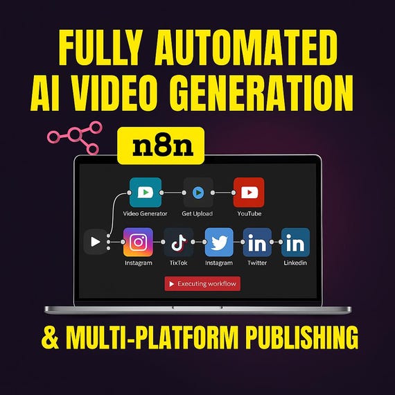 Fully Automated AI Video Generation & Multi-Platform Publishing n8n Template