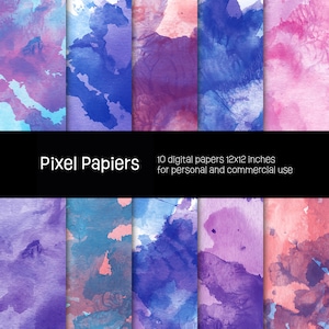 Digital papers - Creative designs - 10 high-definition digital papers - 12x12 inches - For personal and commercial use