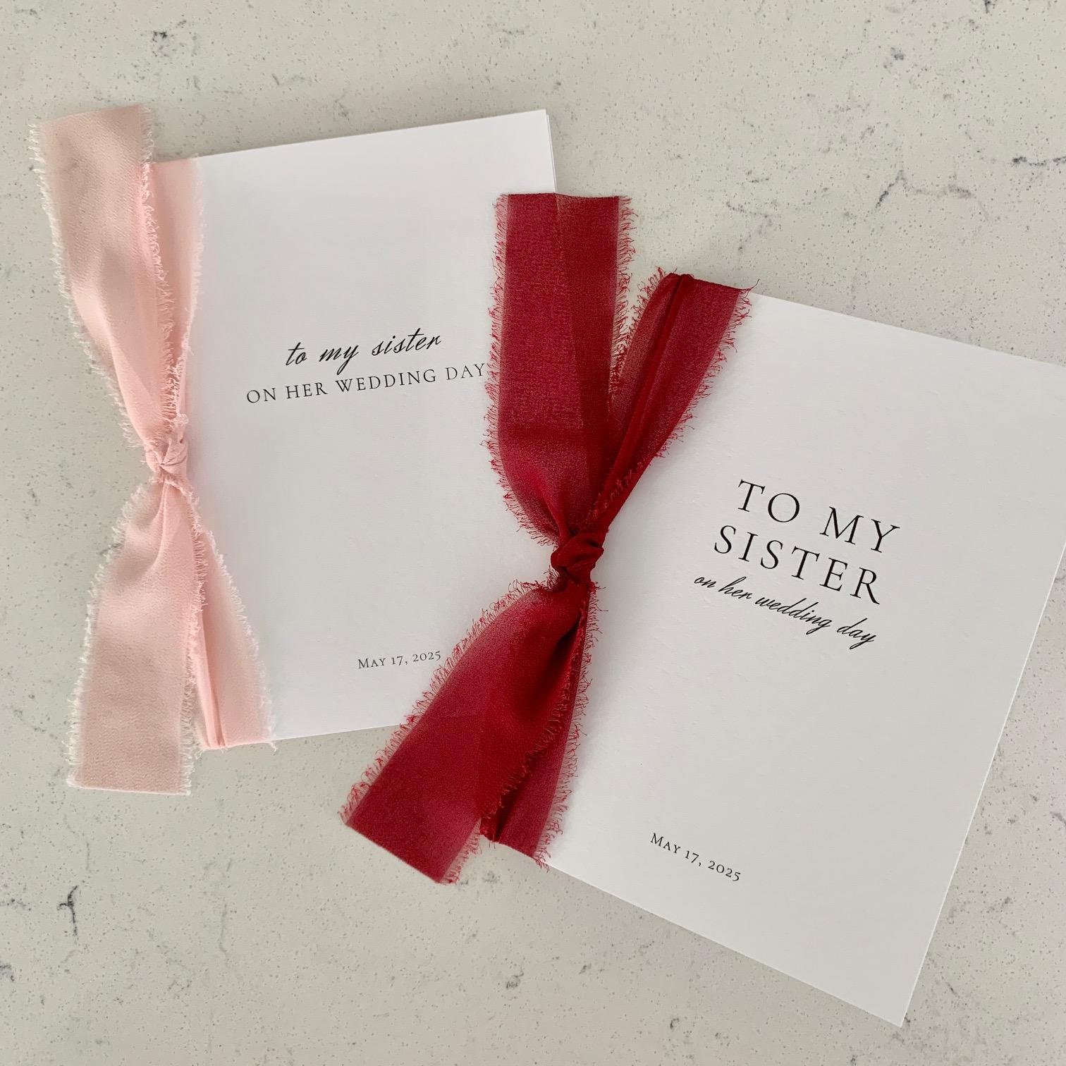 WHITE COTTON CARDS XL Grußkarte – Handgefertigt Für Schwester & Ehemann Zur Hochzeit, Mit Strass
