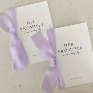 Vow Books, Vow Books His and Hers, Wedding Vow Books, Vow Books Set of 2, Personalized Vow Books