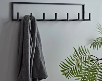 Metalen kapstok moderne kapstok muur kapstok kunst aan de muur voor hal kapstok wandmontage handdoek hanger boho kapstok kapstok plank