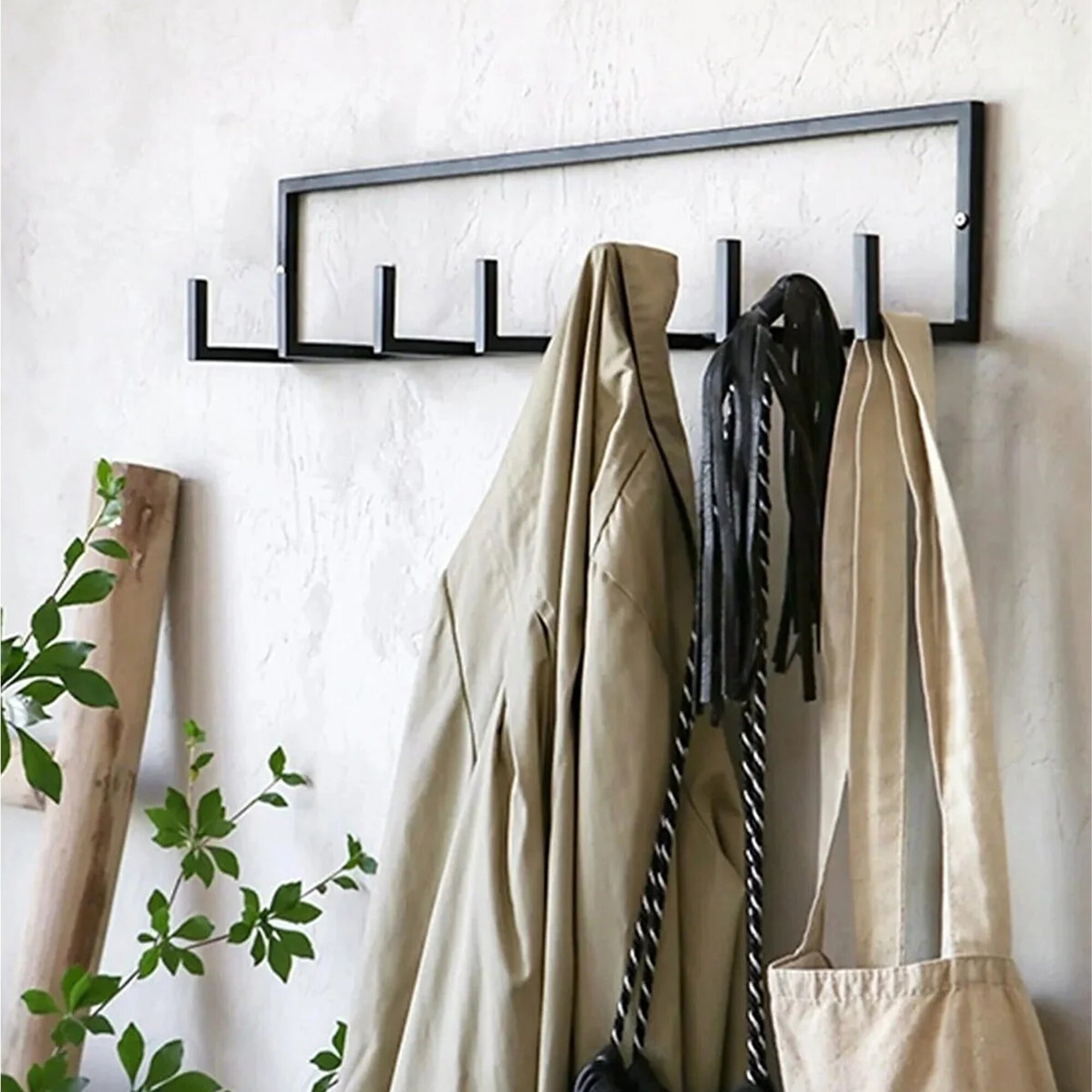 Metal Coat Rack Modern Coat Rack Wall Coat Hook Wall Art for Entryway