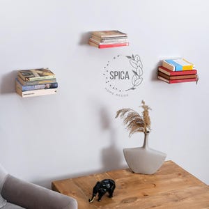 Invisible Metal Book Shelf: Floating Bookshelf, Minimalist Home Storage