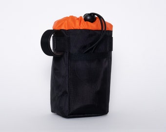 Stem Bag / Feed bag, Black and Orange
