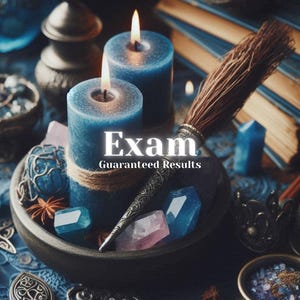 Exam Spell - Powerful Exam Success for Academic Excellence, Boost Focus & Memory, Personalized Witchcraft Ritual, Manifest Study Triumph