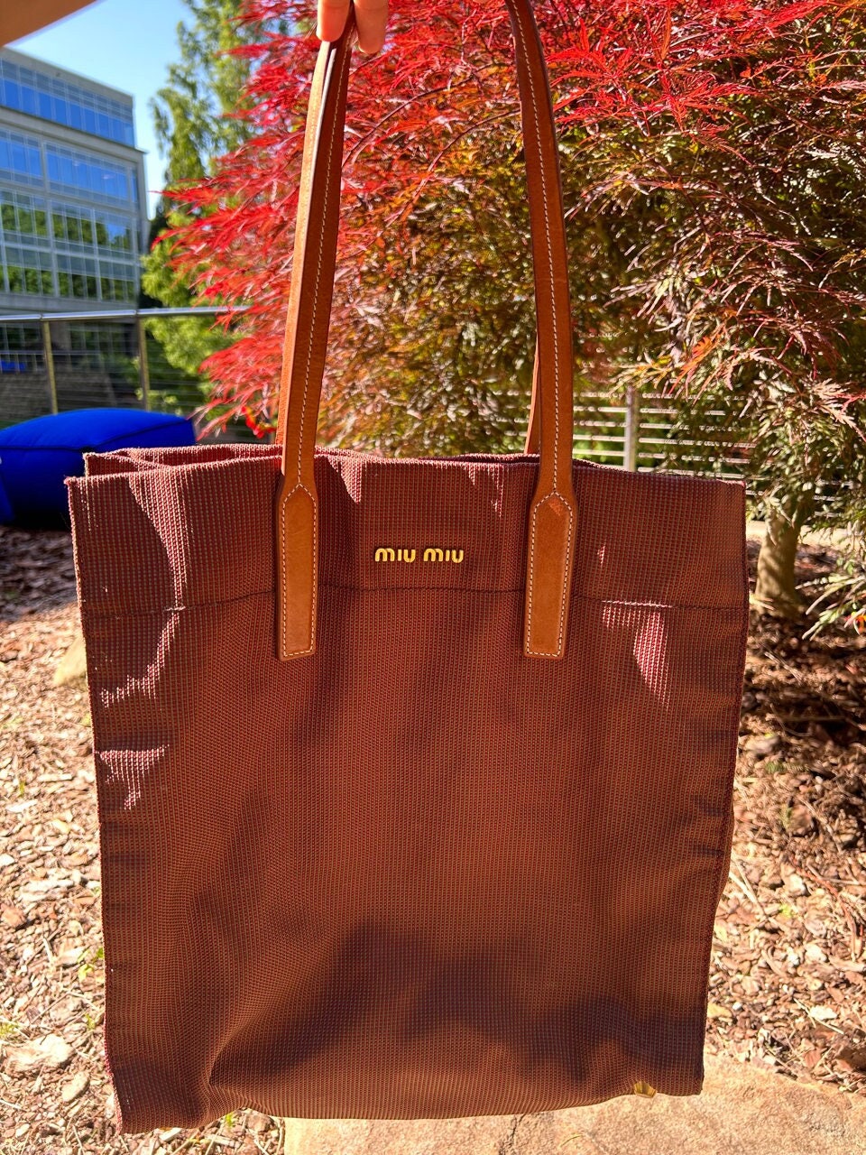 Miu miu shopper bag cheap