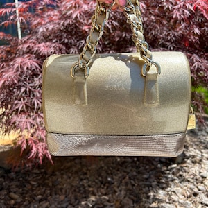 Furla gummy shop bag