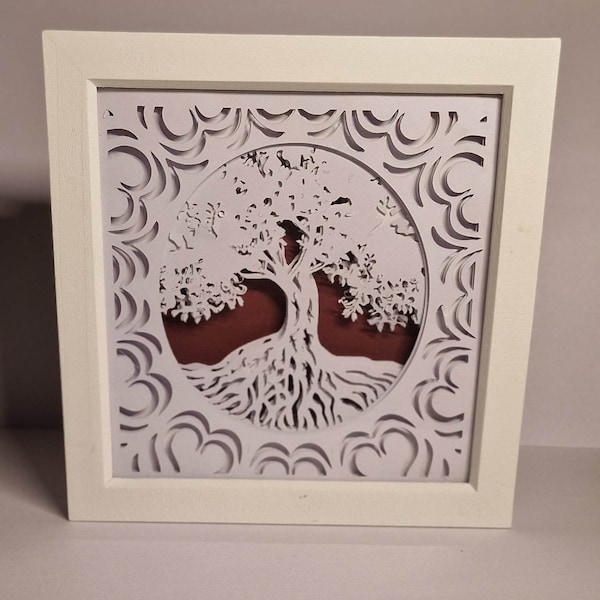 Tree of life Light box, Shadow box, SVG Tree of life Light box, Shadow box, SVG