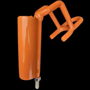 Smackdown PIPE Rod Holders for Boats. Fits THREE RODS in each rod holders. Position your rods in 6 Angles and 8 Positions. ORANGE
