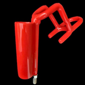 Smackdown PIPE Rod Holders for Boats. Fits THREE RODS in each rod holders. Position your rods in 6 Angles and 8 Positions. RED
