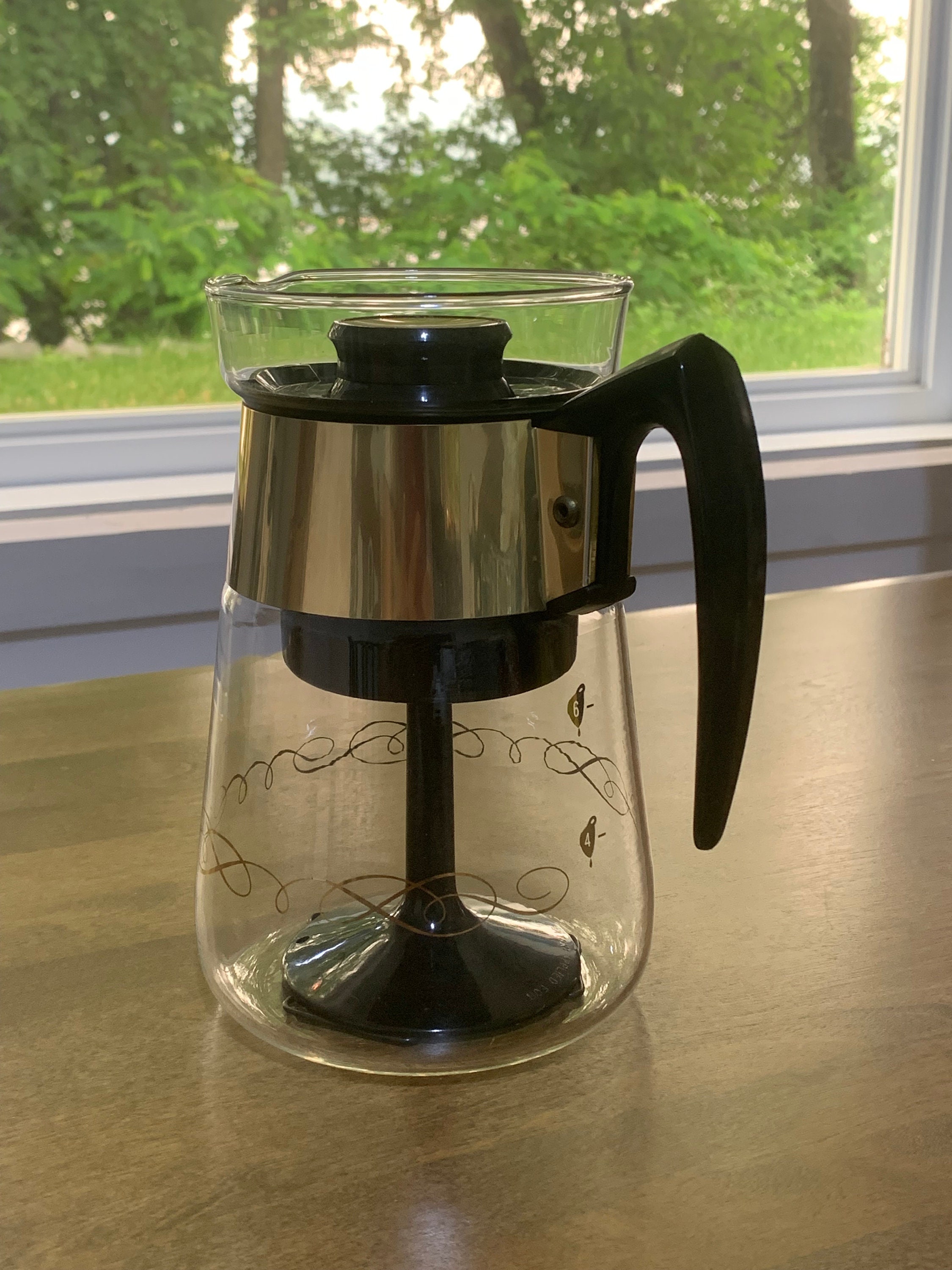 Stovetop Percolator Coffee Pot, Glass, 8 cup (40 oz) ? 