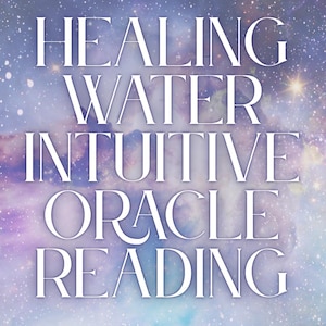 Heilendes Wasser Orakel | 1-Karte Intuitive Pull – Seelenschnappschuss Lesung | Emotionale Klarheit, Spirituelle Einsicht & Sanfte Führung