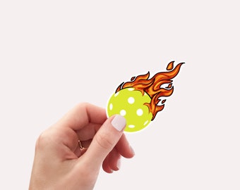 Vinyl Sticker, Personalize Your Pickleball Gear with Our Vinyl Stickers -Pickleball Stickers, water bottle stickers, sports