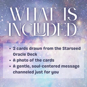 Lecture de 2 cartes Oracle Starseed • Chuchotements d'âme propagés • Analyse intuitive de l'énergie et action fondée • Outil de pratique spirituelle quotidienne