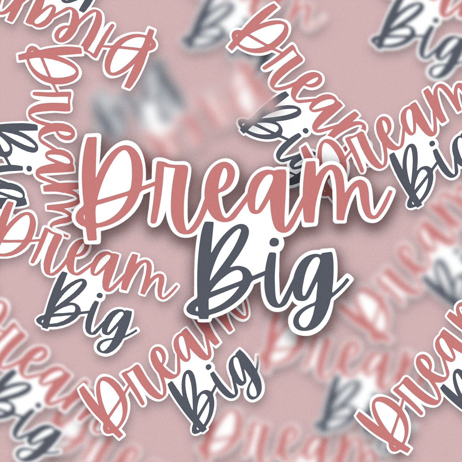 Vinyl Stickers, Dream Big Sticker - Inspirational Vinyl Decal ...