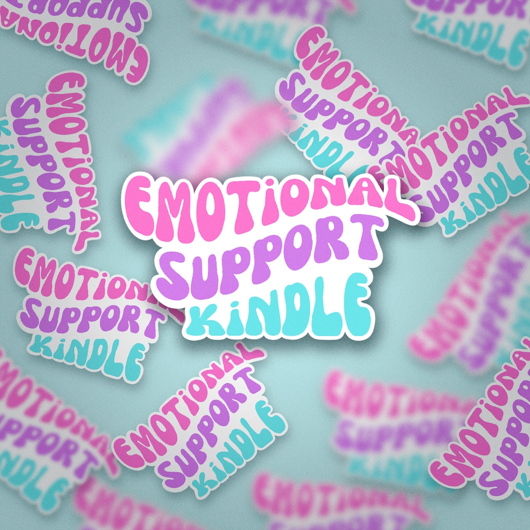 Child Support Sticker Vinyl Stickers, Emotional Support Kindle Sticker | Custom Vinyl Decal ...