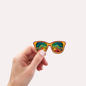 Sunglasses Sticker - Etsy Israel