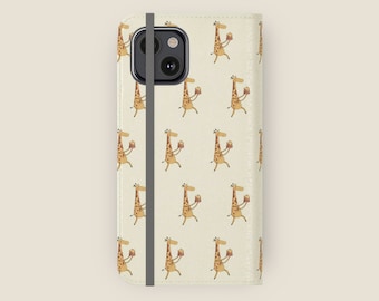 Giraffes Pastry Parade Flip Phone Case
