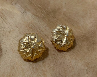 Gold Tone Clip on Earrings