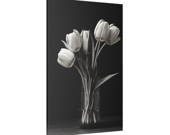 Flowers | Tulips| Digital Wall Art Prints | Canvas Art | Wall Art | Hang Up | Matte Canvas,
