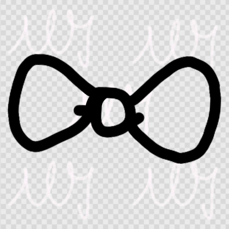 Hand Drawn Cute Ribbon, Ribbon Doodle, Fashion Ribbon Png, Ribbon