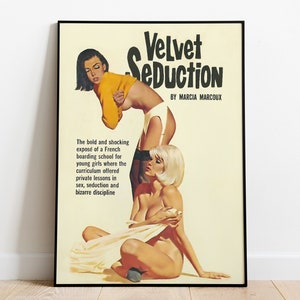 Lesben Pulp Art, Queer Art, Retro Lesben Poster, Pulp Cover Art, Queen Print, Lesben Kunst, Sapphic Art, Vintage Poster, Lesben Magazin