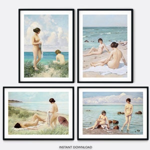 Set of 3 Lesbian Art Prints, Lesbian Classical Paintings, Lesbian Wall Art, Gallery Wall Set, Lesbian Vintage Poster, WLW, Lesbian Painting