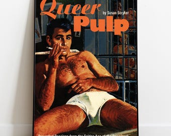 Gay Pulp Poster, 1965 Vintage Wall Art, Queer Print, Beefcake Print, Retro Magazine Cover, LGBTQ Decor, Homoerotic Art, Instant Download