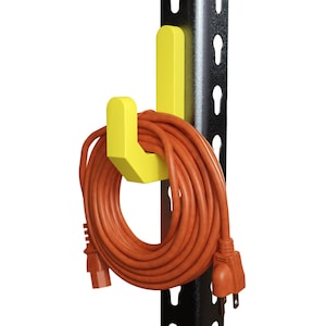 Utility hook for steel component shelving with universal compatibility