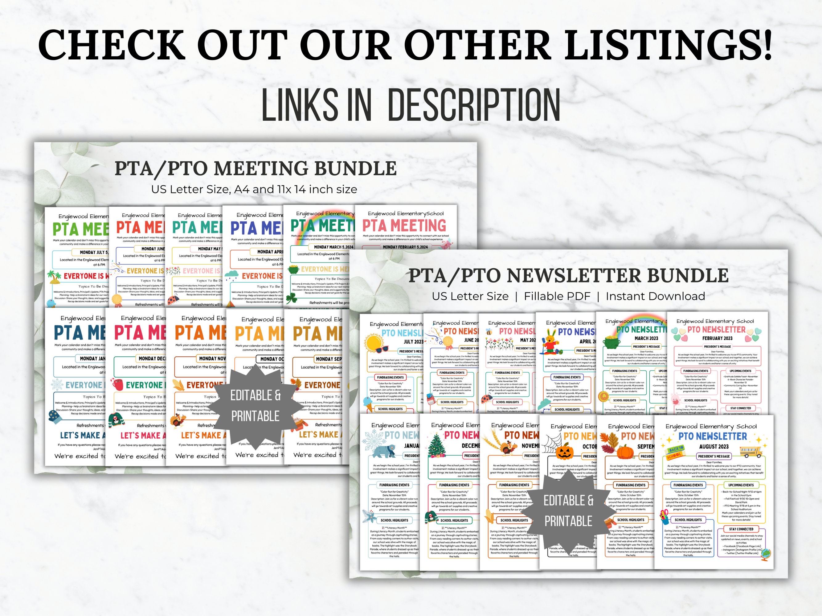 Editable PTO Flyer Bundle PTO Hand Out Templates Why Join the Pto ...