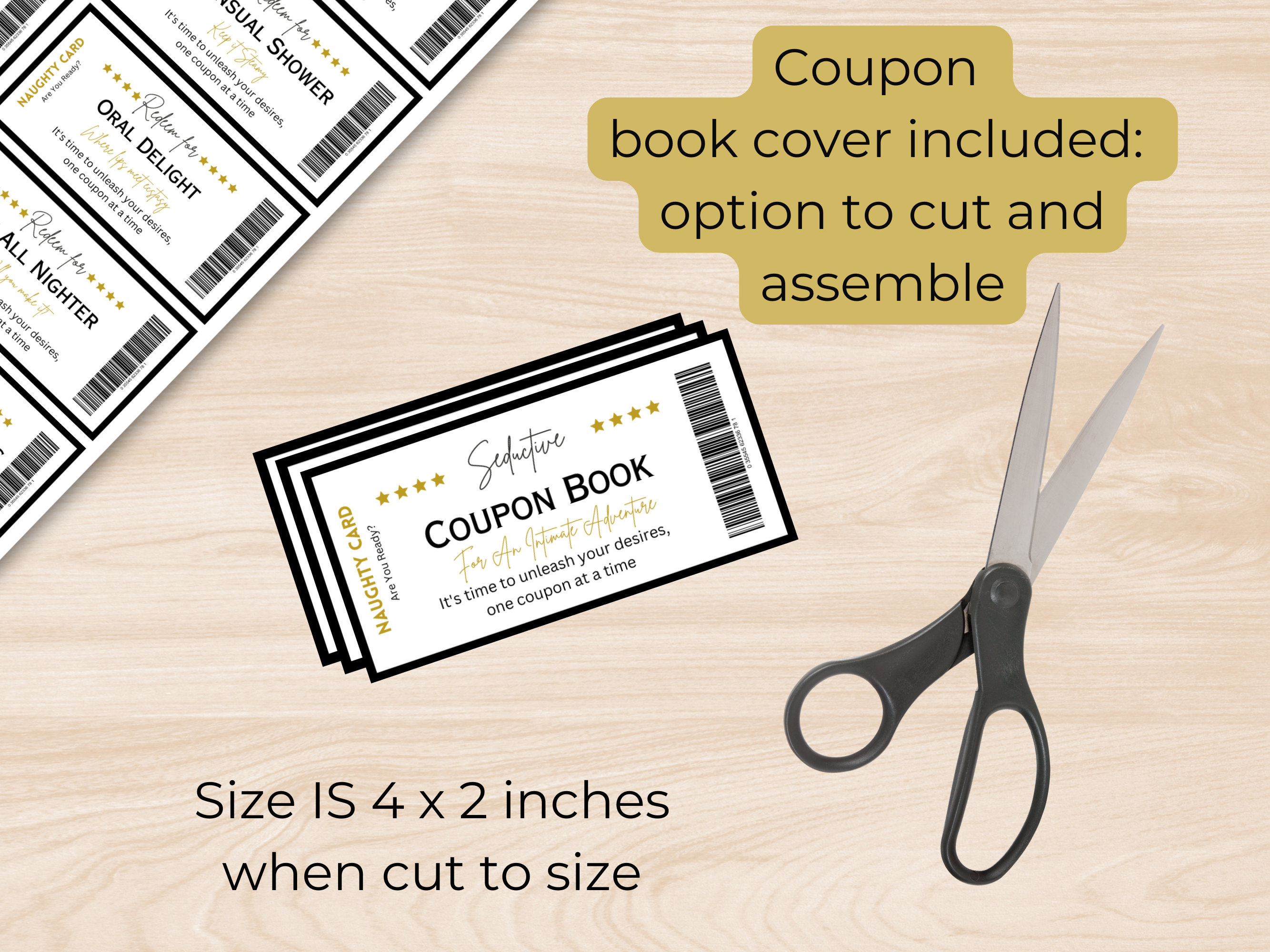 Naughty Coupon Book Printable Adult Coupons Intimate Gift for - Etsy