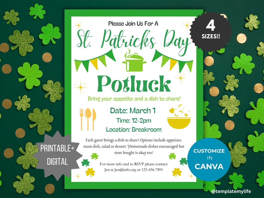 st patricks day invitation wording