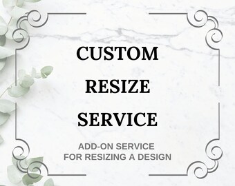 RESIZE my template for me custom add-on service for TMLdesignShop Canva templates Personalization service digital download