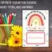 End of Year Teacher Gift Card Holder Printable Teacher Appreciation ...