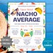 Nacho Average Teacher and Staff Appreciation Week Flyer Template Taco ...