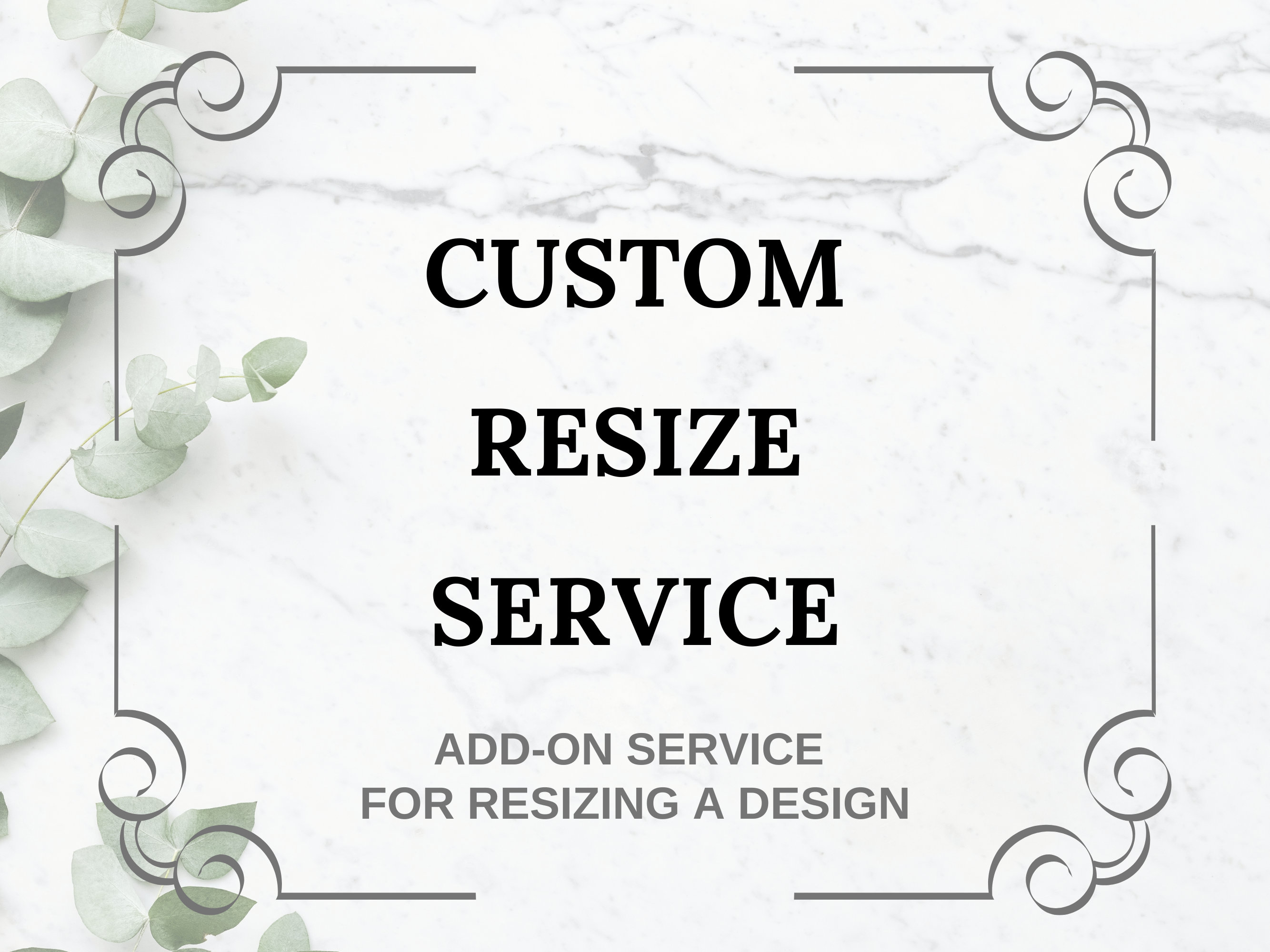 RESIZE my template for me custom add-on service for TMLdesignShop Canva templates Personalization service digital download