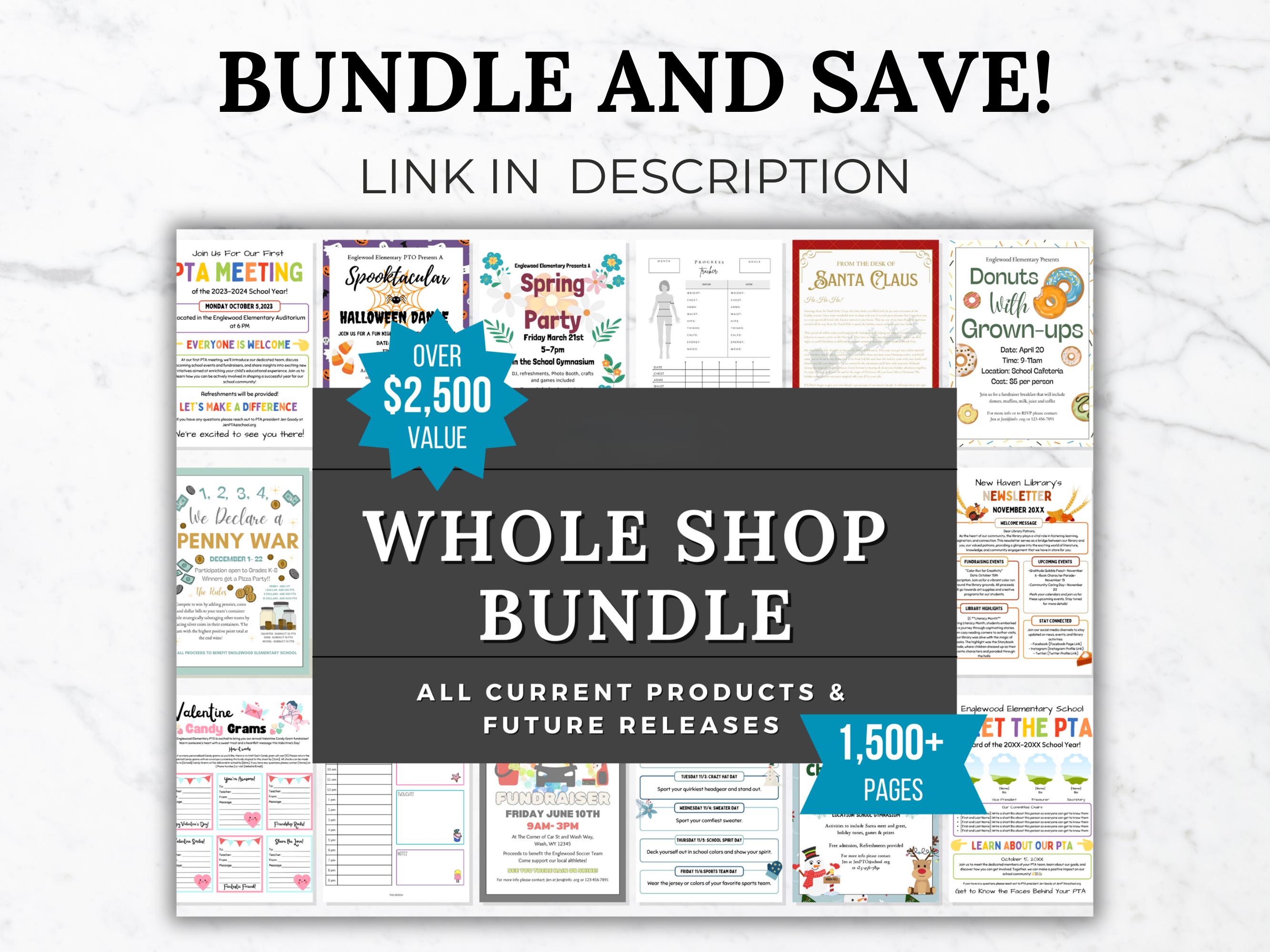 Chili Cook off Flyer Invitation Template PTO Bundle Neighborhood Fall ...