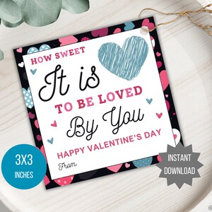 Süßer Leckerli Geschenkanhänger Valentinstag Leckerlibeutel Geschenkanhänger Valentinstag Geschenk Tasche Lehrer Geschenk Valentinstag Lehrergeschenk
