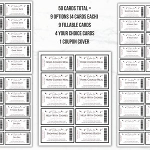 Coupon Book Friend Appreciation Gift for Sister Friendship Anniversary ...