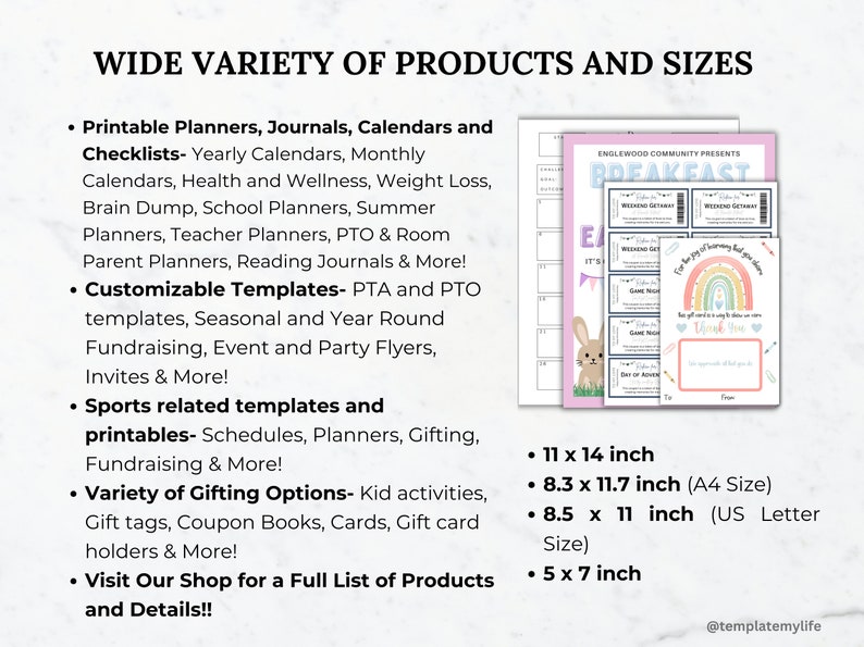 Printable Planner Pages Bundle Fillable Pdf Fitness Planner Teacher ...