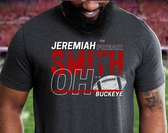 Jeremiah Smith Shirt, Ohio State jersey, Buckeyes football t shirt, Jeremiah Smith OSU shirt College sports fan tee, Game day shirt