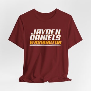 Chemise Jayden Daniels, chemise Jayden Daniels Washington Commanders, maillot Jayden Daniels, chemise de fan des commandants, tee-shirt Jayden Daniels
