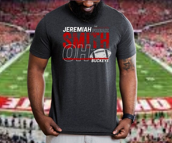4 Jeremiah Smith Ohio States 2025 College National Champion Buckeyes Jersey Jack Sawyer Will Howard Caleb Downs Treveyon Henderson Custom Stitched From Starssport, $16.17