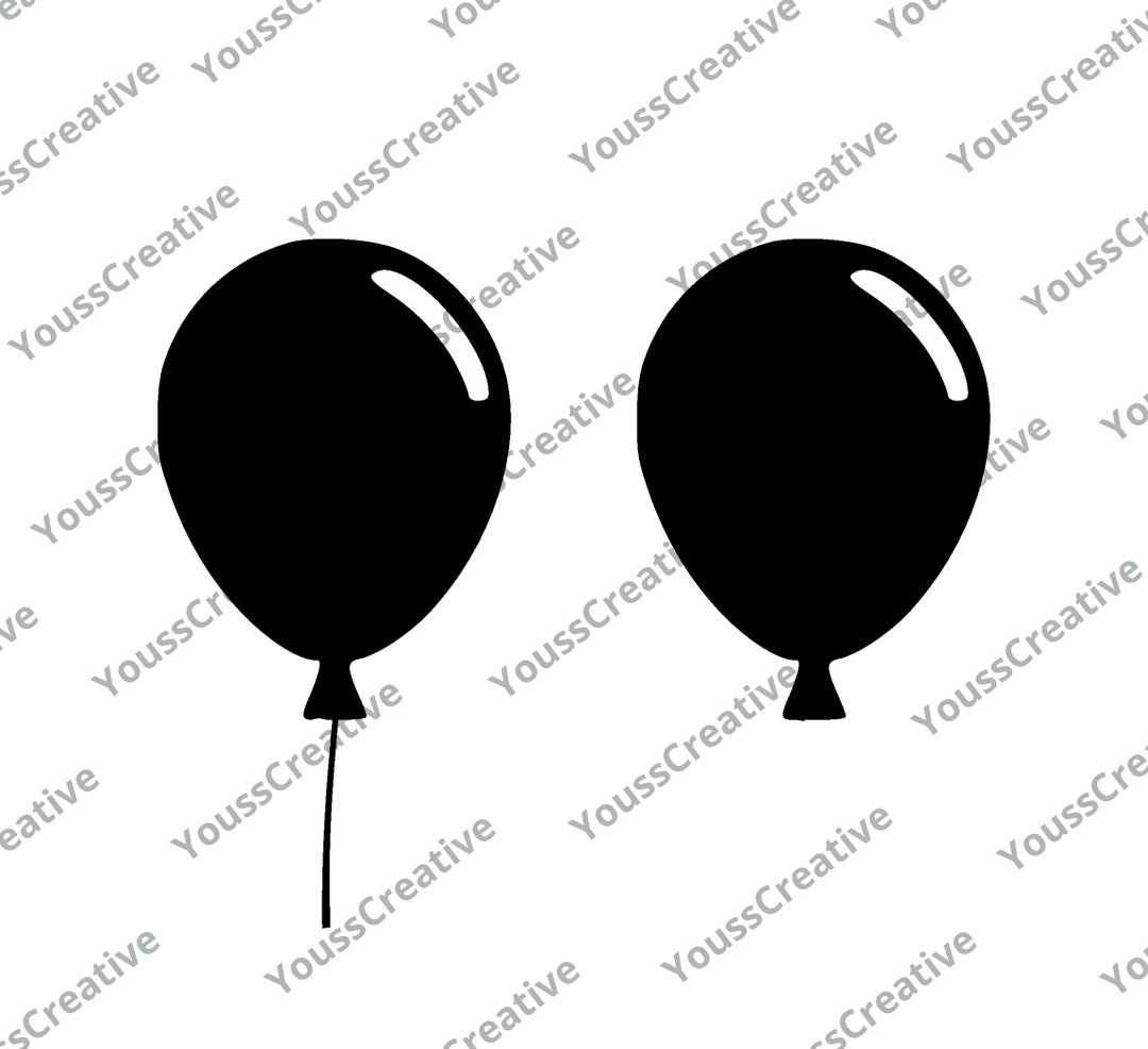 Balloon Svg Cut File for Cricut, Balloon Bundle Svg, Ballon Bunch Png
