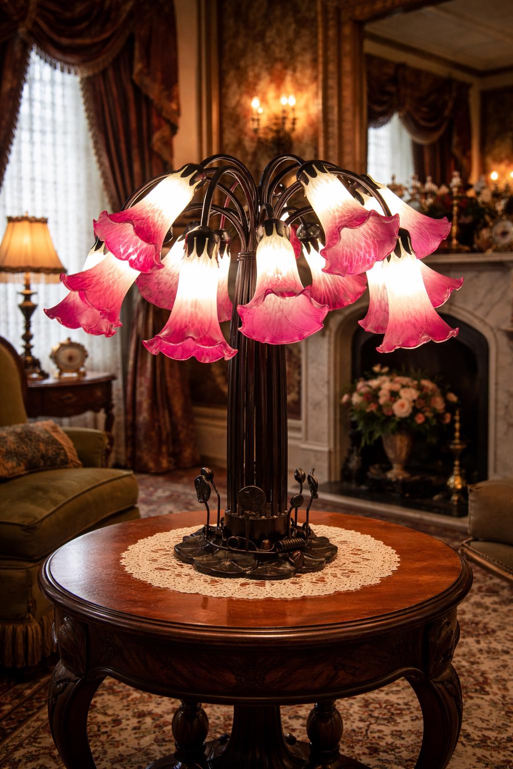 【希少!】Dale Tiffany デール ティファニー スタイル ランプ Dale Tiffanys Lamp - Etsy