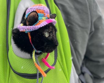 Handmade Crochet Cat Hat