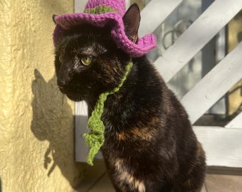 Handmade Crochet Cat Hat