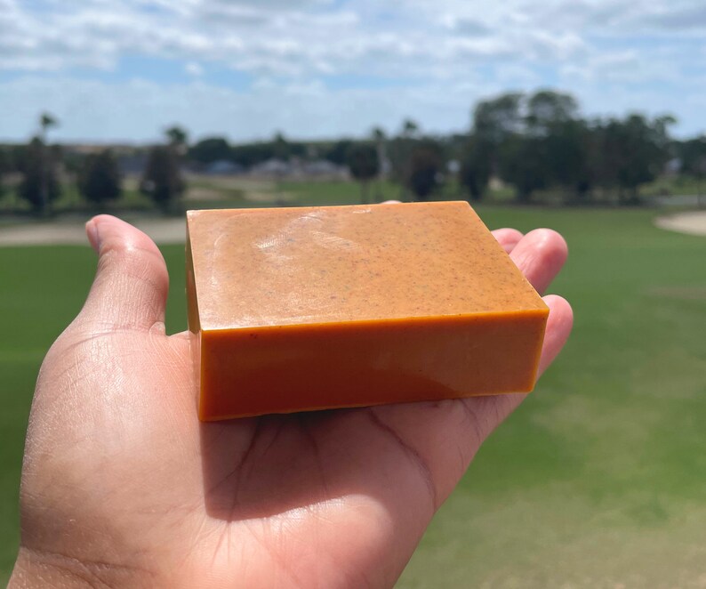 Turmeric Sea Moss & Carrot Glowing Skin Soap, Turmeric Soap, Sea Moss